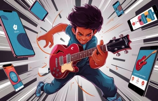 Aprende a tocar guitarra rápidamente con estas aplicaciones