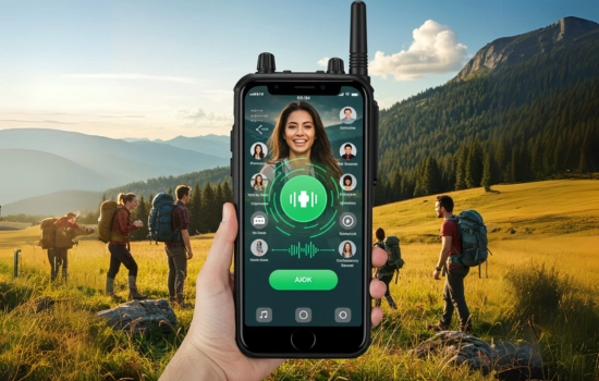 Transforma tu celular en un walkie talkie