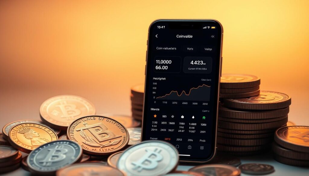 App para identificar monedas raras