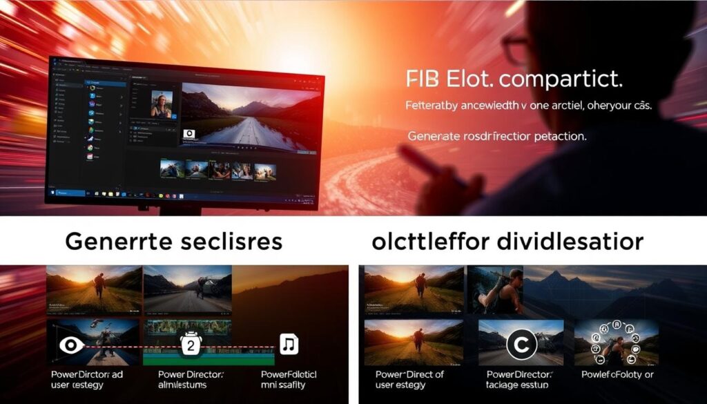 Generar imagen de PowerDirector en acción