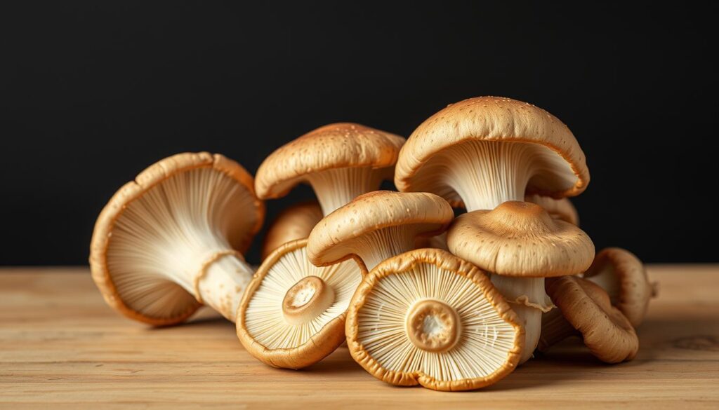 Generar imagen de hongo shiitake fresco Generar imagen de hongo shiitake fresco