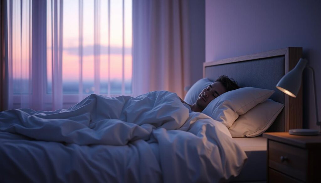 Hombre descansando para aumentar vitalidad masculina naturalmente