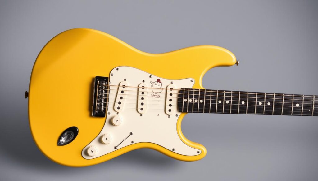 Imagen de Coach Guitar mostrando el sistema de 5 colores Imagen de Coach Guitar mostrando el sistema de 5 colores