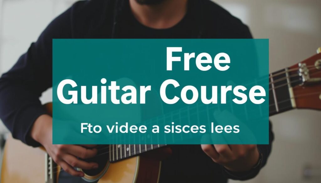 Imagen de "Curso de guitarra gratis" con lecciones en vídeo Imagen de "Curso de guitarra gratis" con lecciones en vídeo