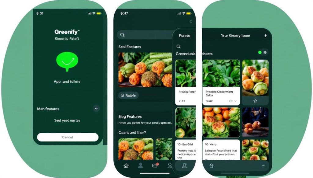 Imagen de la aplicación Greenify en acción, mostrando su interfaz de usuario y características principales. Imagen de la aplicación Greenify en acción, mostrando su interfaz de usuario y características principales.