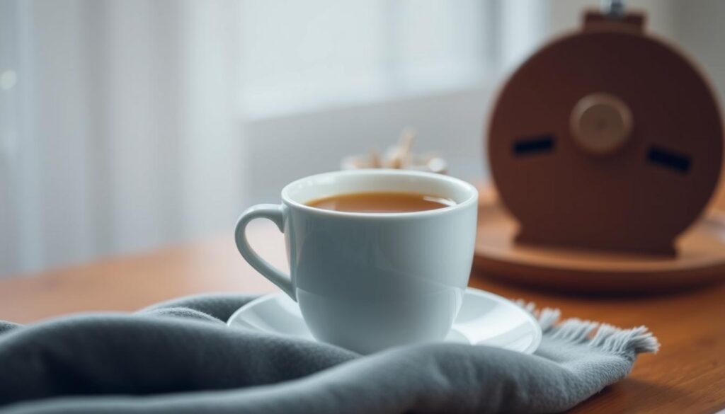Imagen de la aplicación Noisli generando sonidos ambientales suaves para acompañar un momento de té. Imagen de la aplicación Noisli generando sonidos ambientales suaves para acompañar un momento de té.