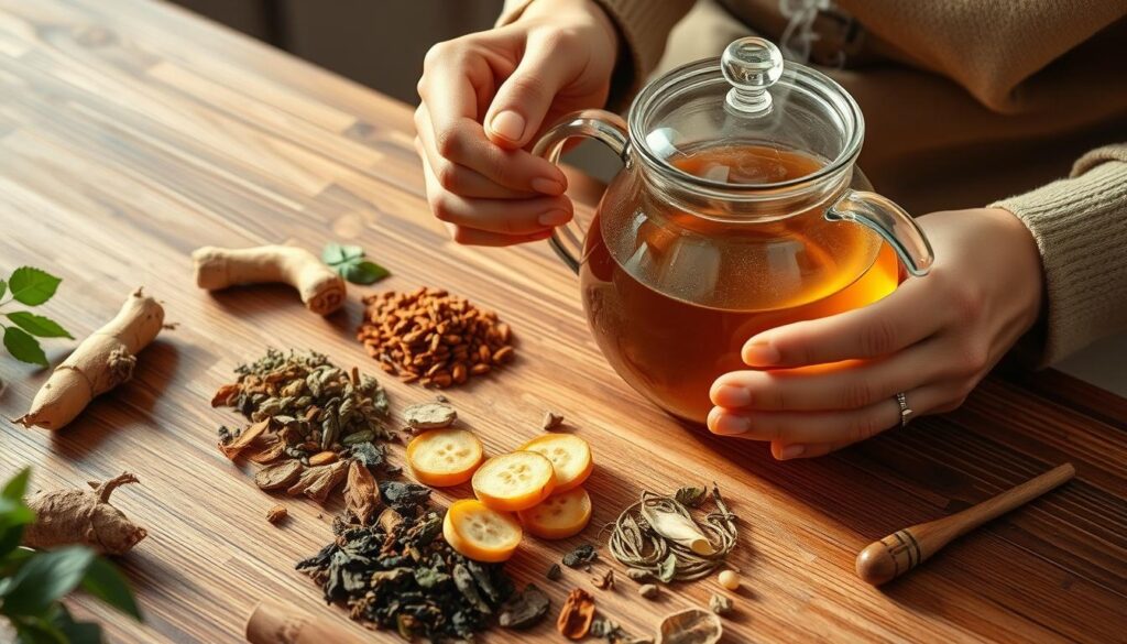 Preparación de té natural para aumentar vitalidad masculina naturalmente