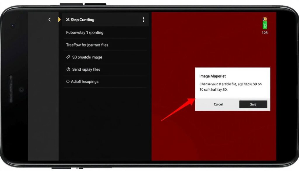 Generar imagen de SD Maid limpiando archivos temporales en un dispositivo Android Generar imagen de SD Maid limpiando archivos temporales en un dispositivo Android