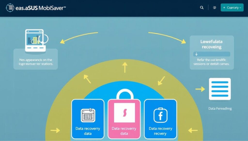 Imagen de EaseUS MobiSaver mostrando el proceso de recuperación Imagen de EaseUS MobiSaver mostrando el proceso de recuperación