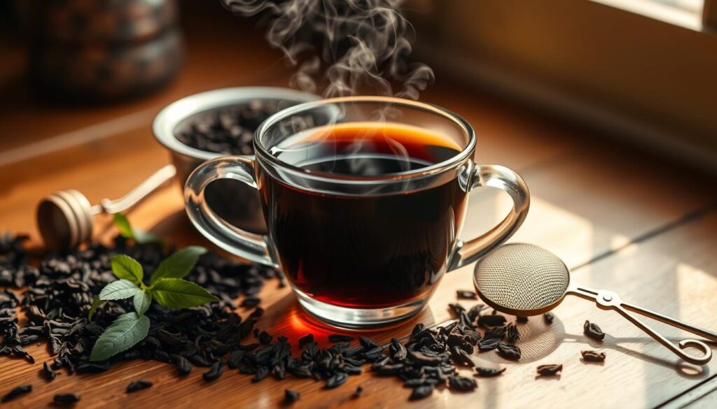 Imagen de una taza de té negro