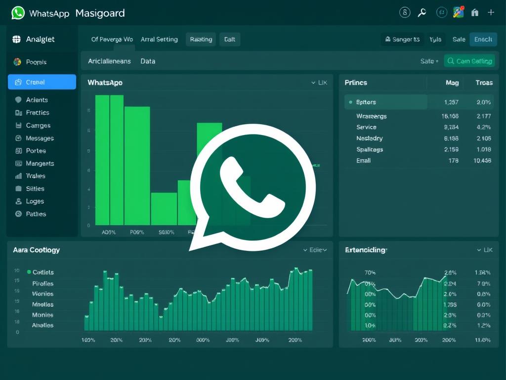Visualización de datos agregados de uso de WhatsApp sin mostrar contenido específico de mensajes Visualización de datos agregados de uso de WhatsApp sin mostrar contenido específico de mensajes