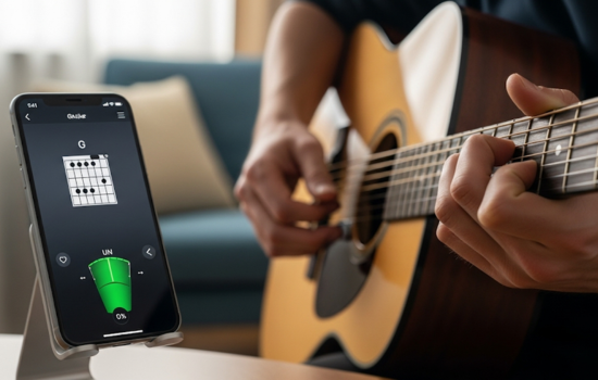 Aprende a tocar guitarra con apps
