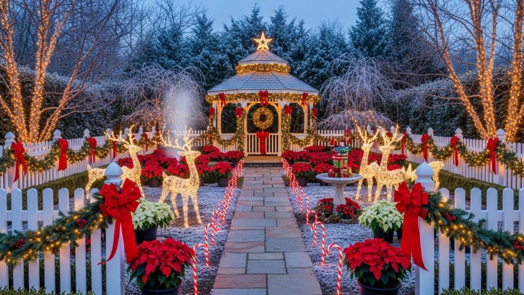 Ten un jardín que cause envidia en Navidad