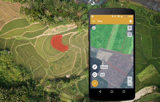 Mida el terreno con precisión con su teléfono celular