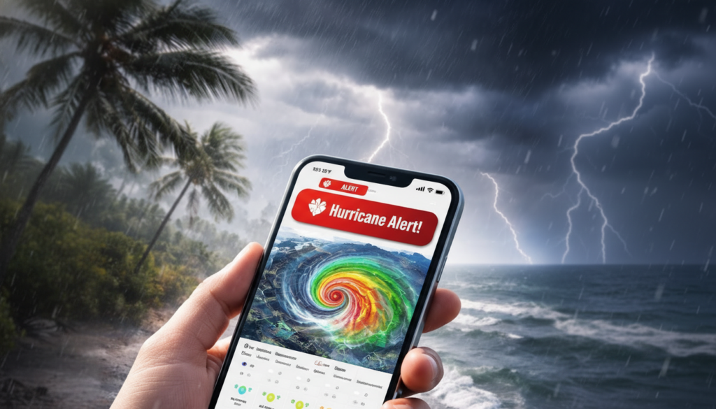Esta app te alerta sobre huracanes y tormentas antes que a todos