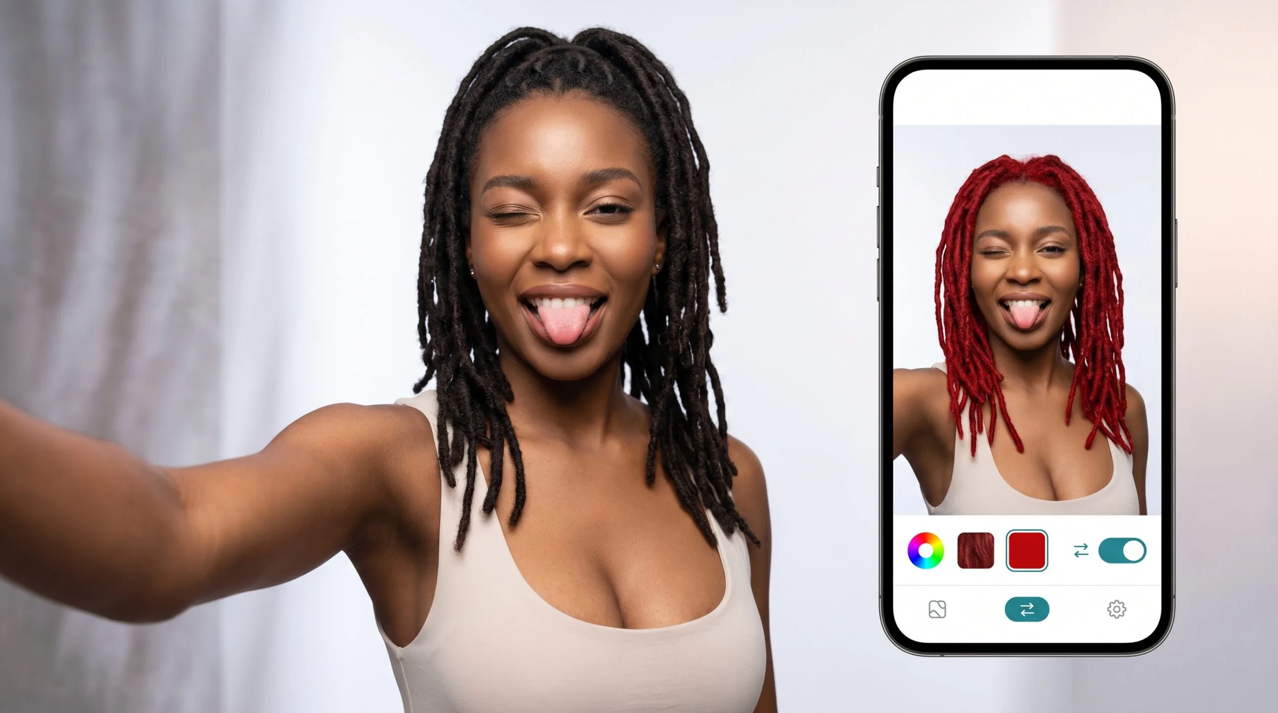 App para ver cómo quedaría si pintaras el cabello