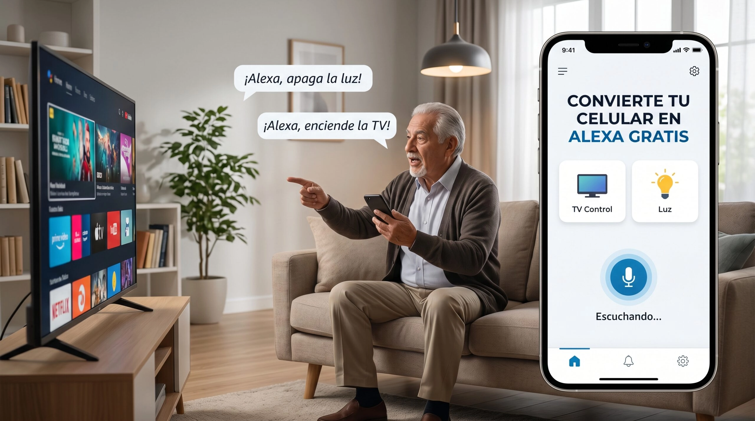 App Amazon Alexa en celular