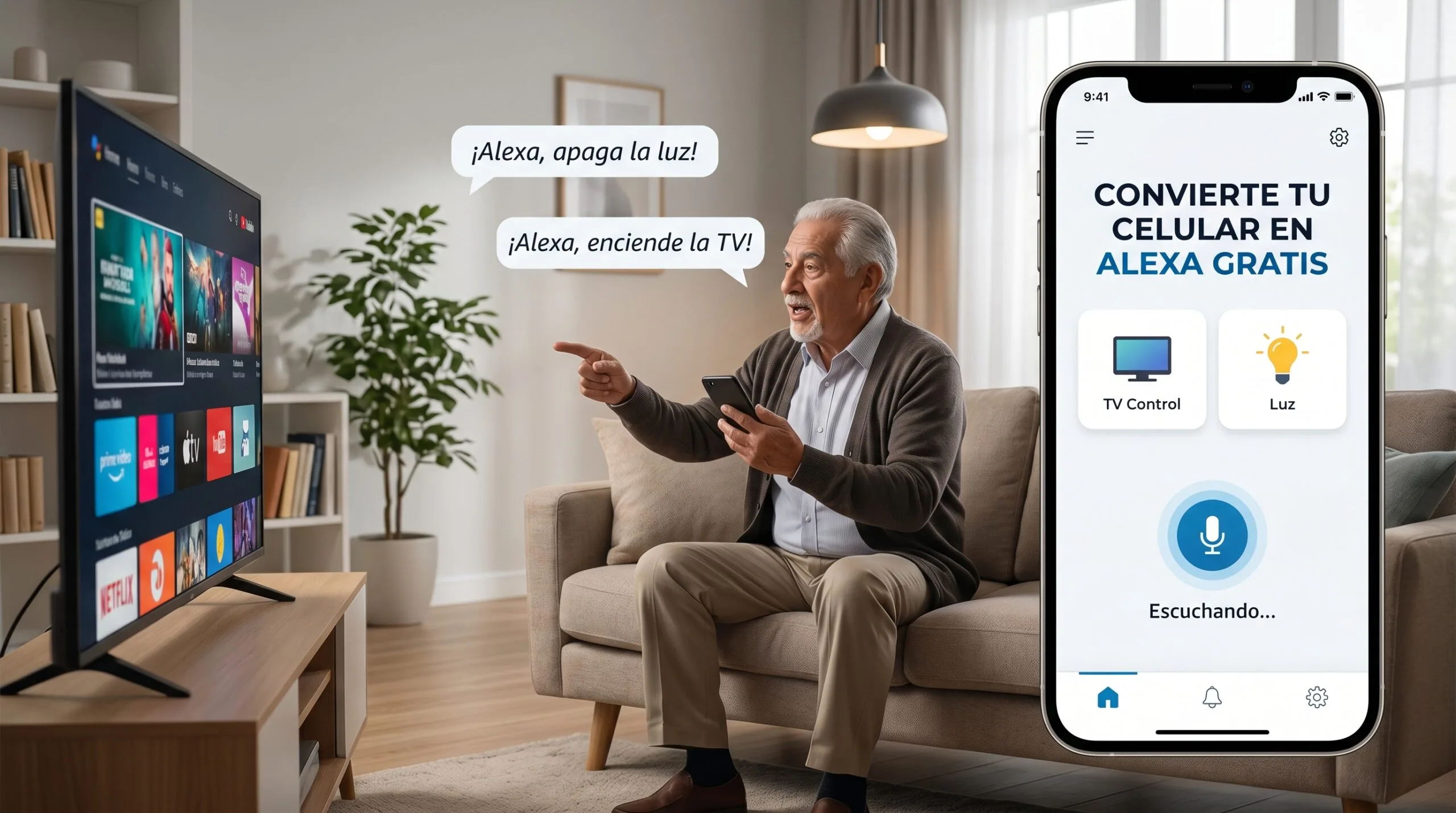 App Amazon Alexa en celular