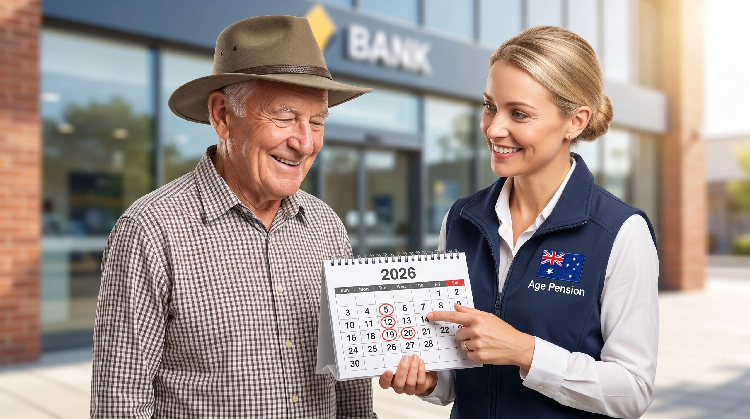 calendario de pagos de pensión australiana 2026