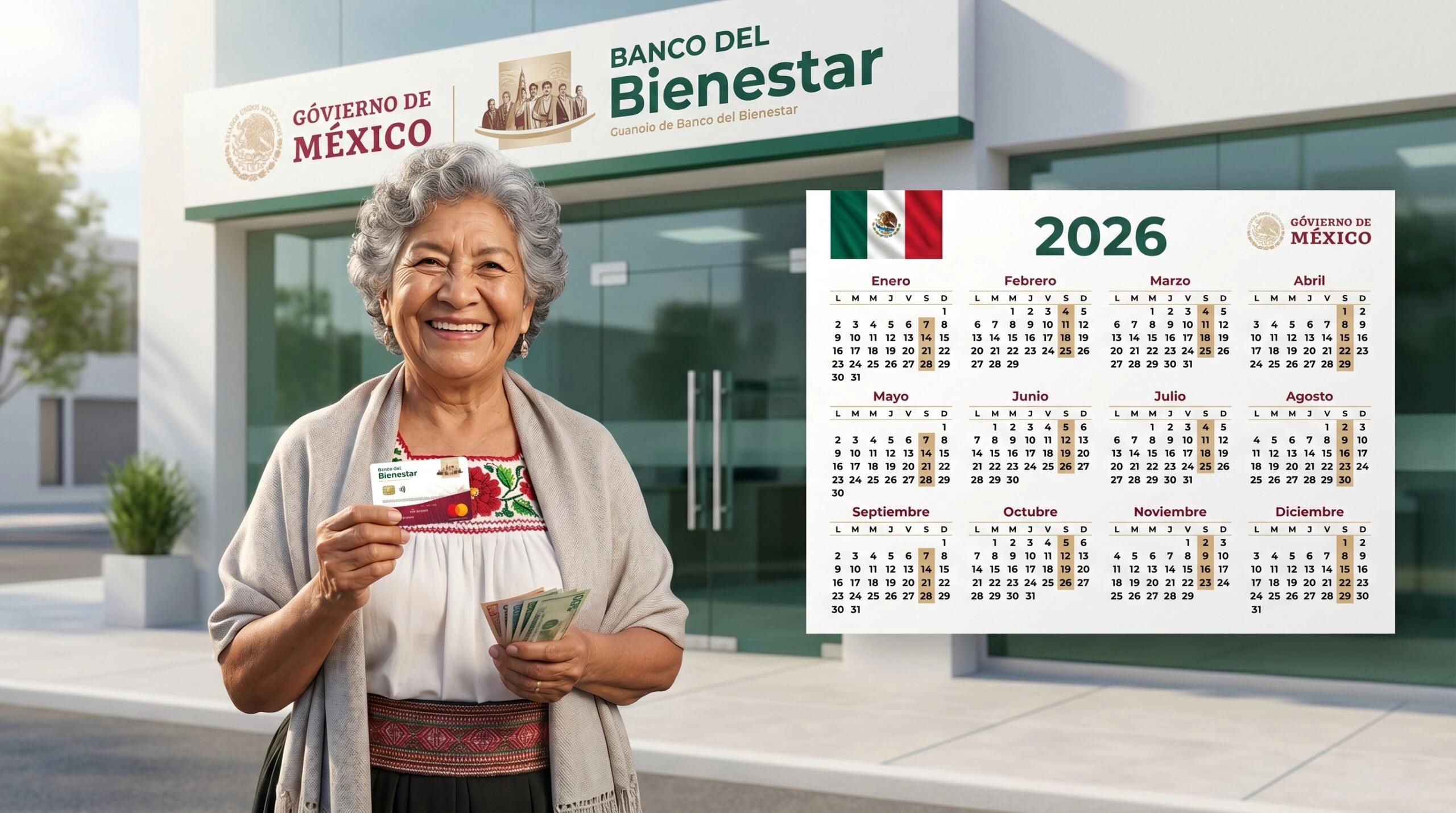 Fechas de Pago Bienestar 2026