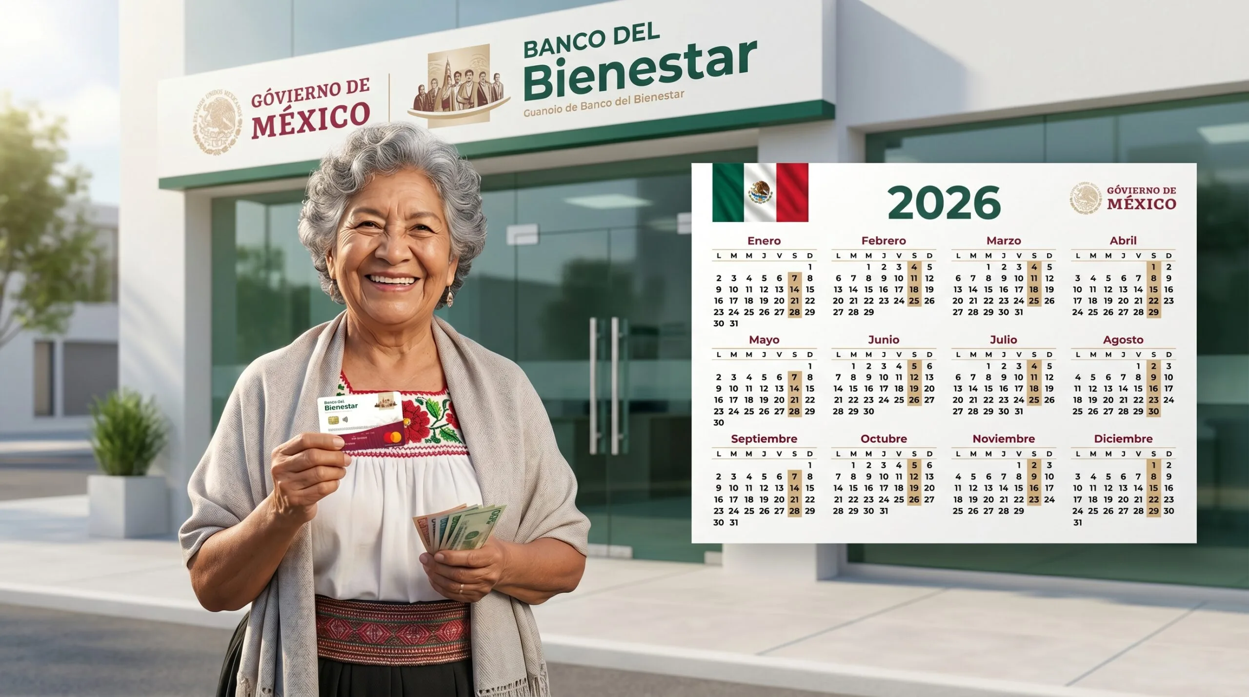 Fechas de Pago Bienestar 2026