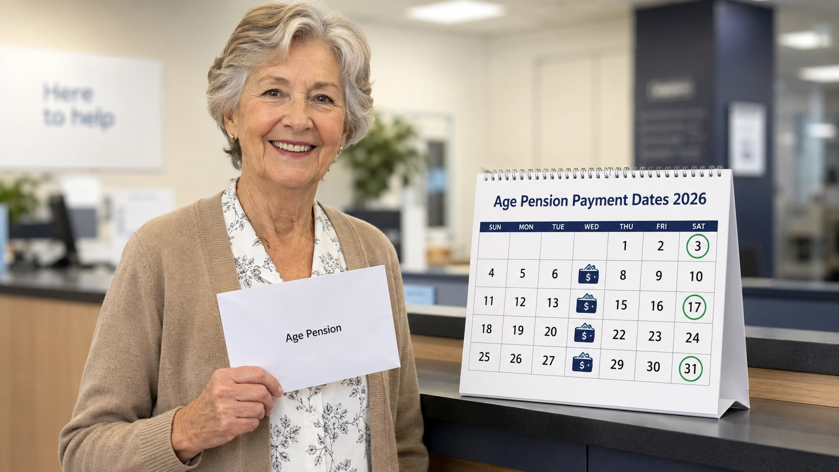Calendario de pagos Age Pension 2026 en Australia