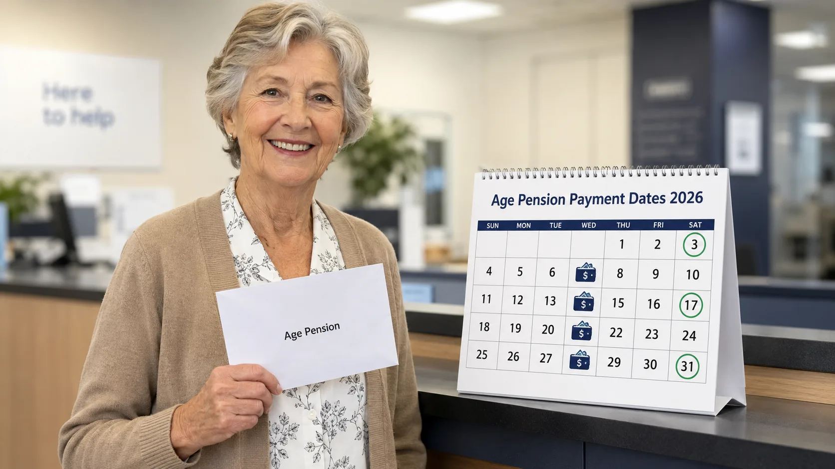 Calendario de pagos Age Pension 2026 en Australia