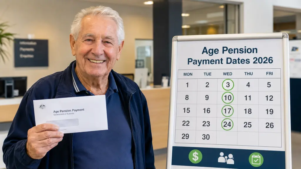 Calendario de pagos Age Pension 2026 en Australia