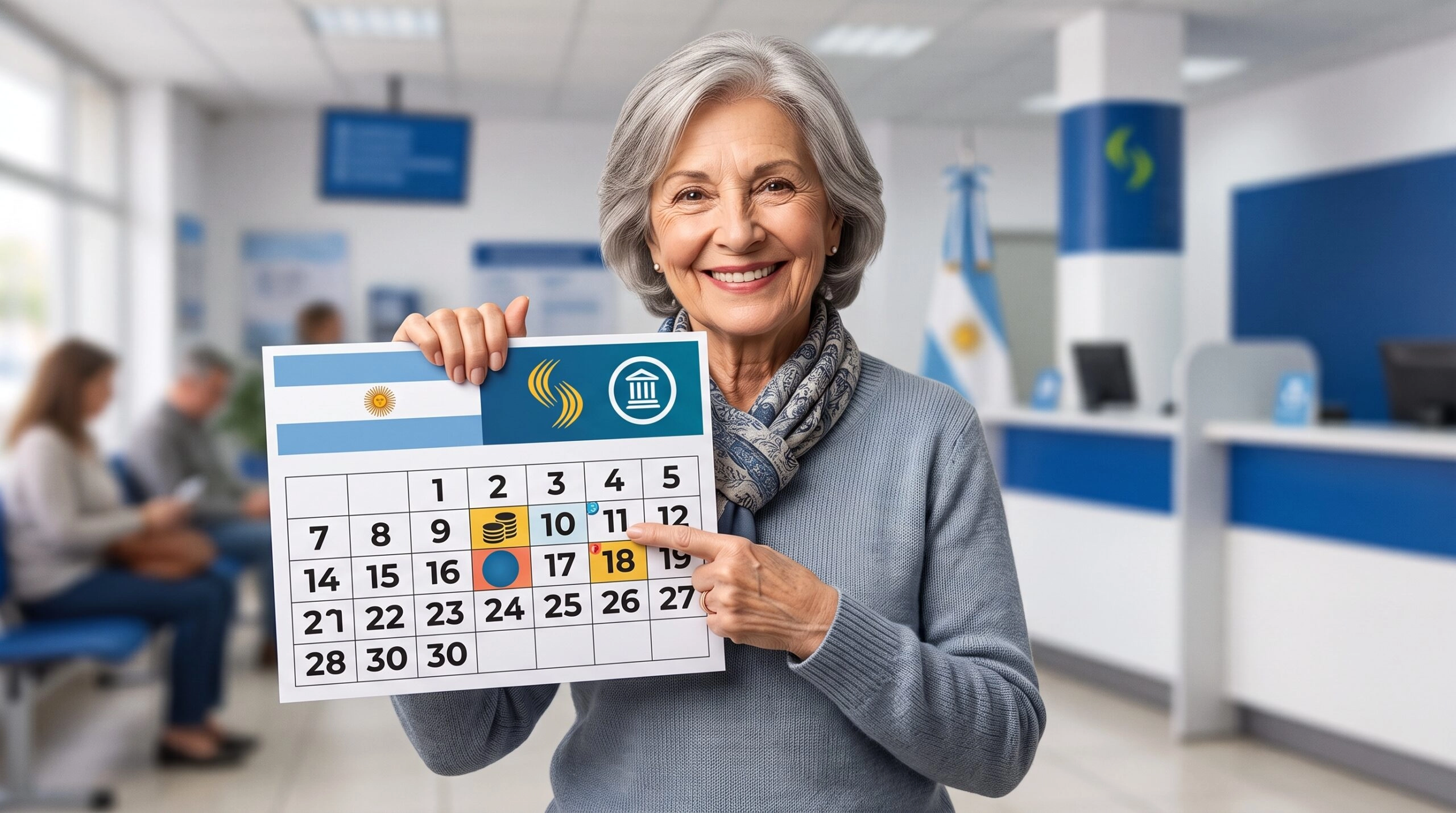 Persona consultando el calendario de pagos ANSES 2026