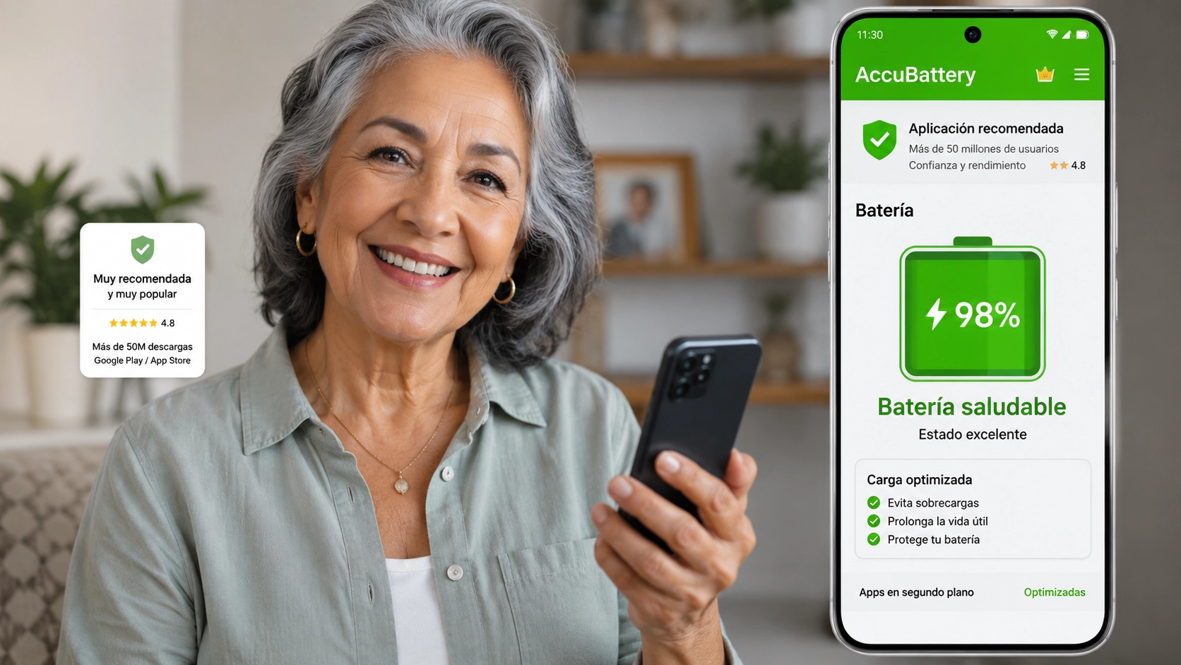 Aplicación para controlar el consumo y cuidar la batería del celular