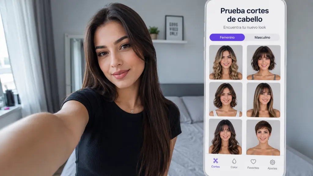Aplicación para probar cortes de cabello con inteligencia artificial