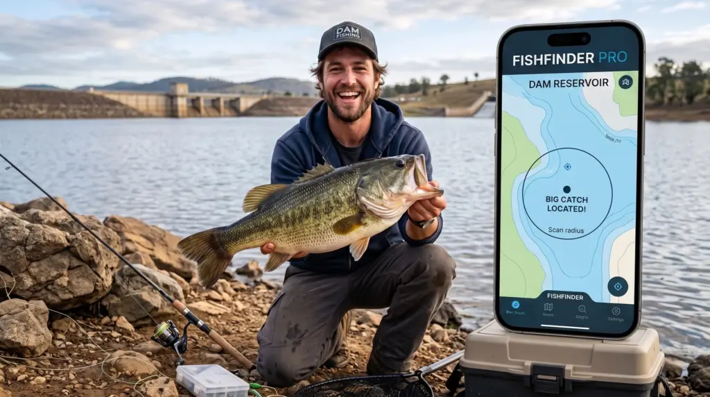 App radar de peces para pescar mejor: mapas, mareas y pronóstico