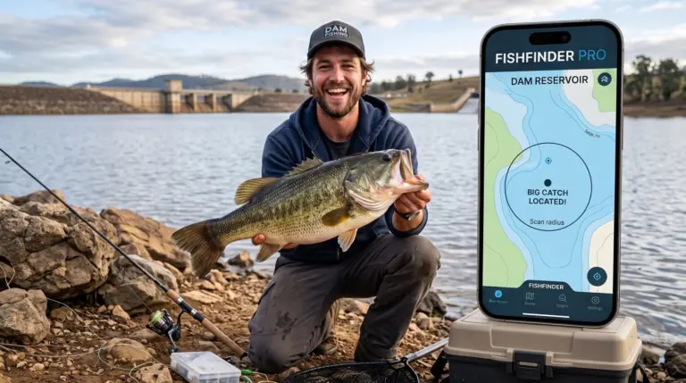 App radar de peces para pescar mejor: mapas, mareas y pronóstico
