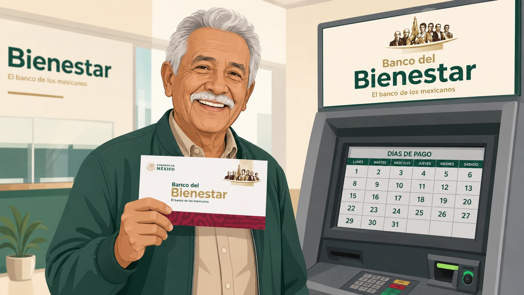 Calendario de pago Bienestar 2026