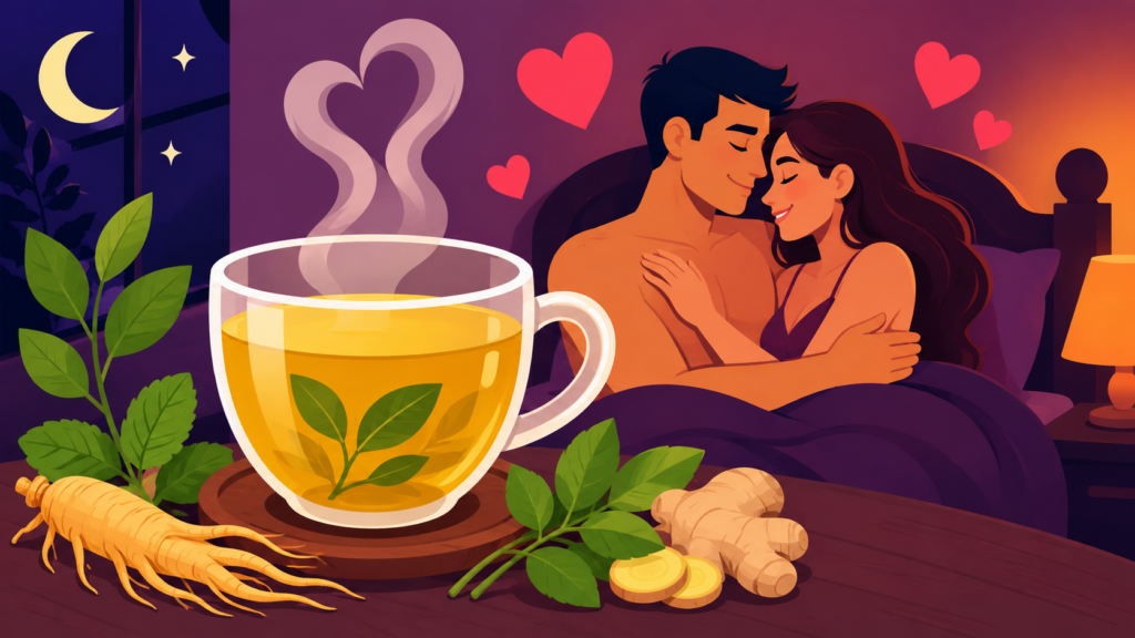 Té natural para apoyar el vigor y el bienestar en los momentos íntimos