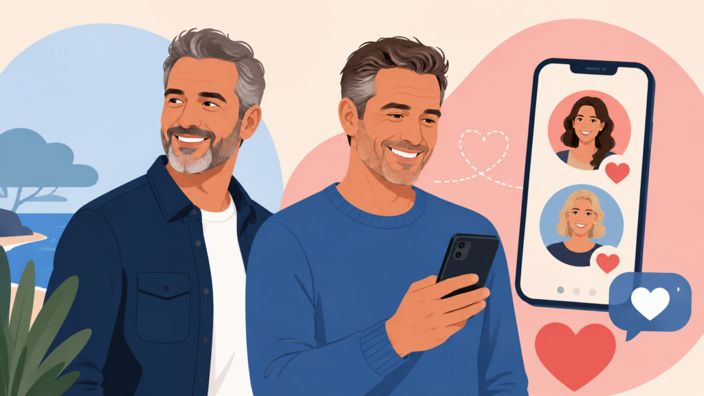 Conoce hombres maduros solteros y conecta con personas nuevas