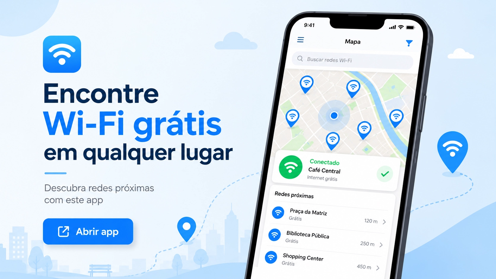 Aplicación para encontrar wifi gratis